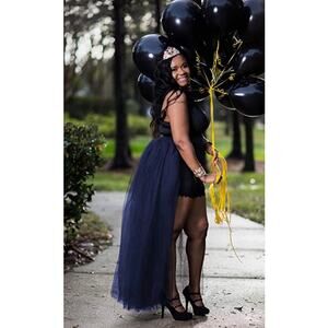 Floor Length Tulle TuTu Train